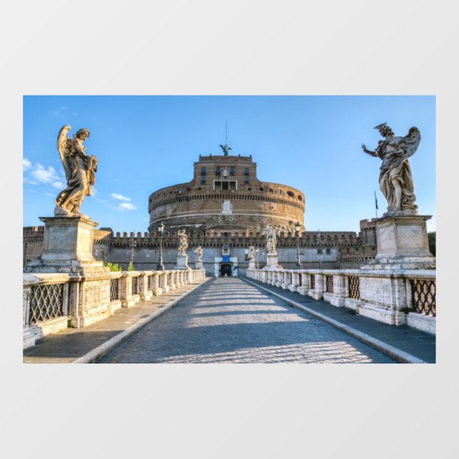 Ponte and Castle Sant'Angelo - Rome, Italy (Sheet)