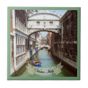 Ponte dei Sospiri Venezia Italia Souvenir Ceramic Tile