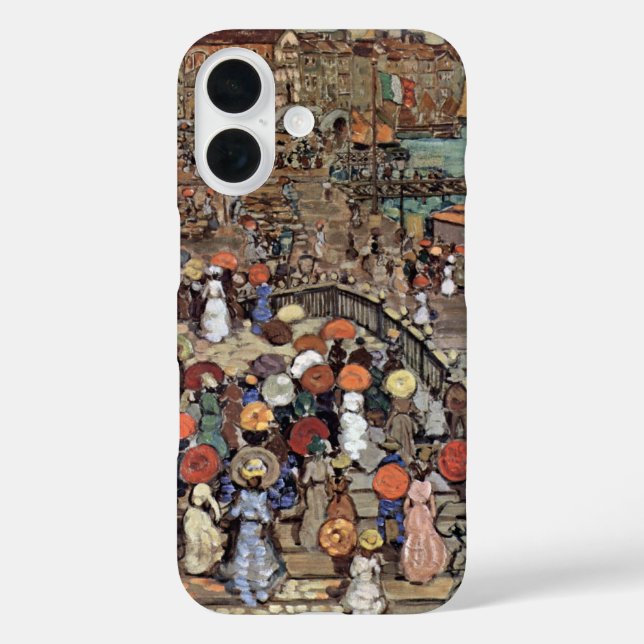 Ponte Della Paglia, Venice by Maurice Prendergast Case-Mate iPhone Case (Back)