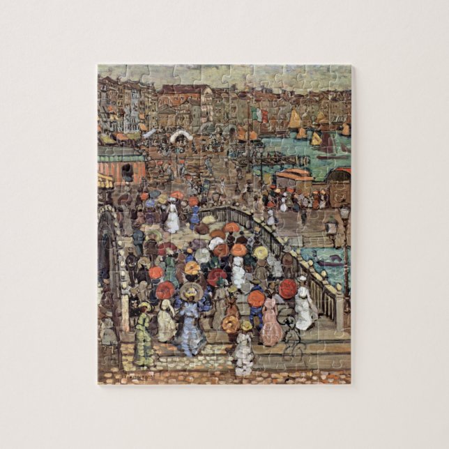 Ponte Della Paglia, Venice by Maurice Prendergast Jigsaw Puzzle (Vertical)
