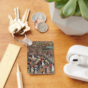 Ponte Della Paglia, Venice by Maurice Prendergast Key Ring