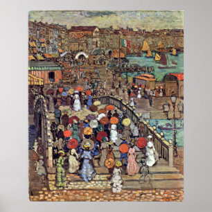 Ponte della Paglia, Venice by Maurice Prendergast Poster