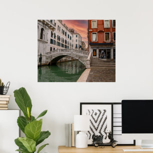 Ponte di Canonica Venice Italy Poster