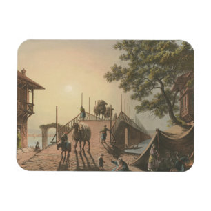 Ponte piccolo, Small Bridge in Islamic Village Magnet