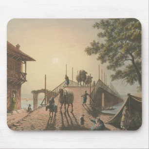 Ponte piccolo, Small Bridge in Islamic Village Mouse Pad