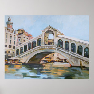 Ponte Rialto   Venice, Italy Poster