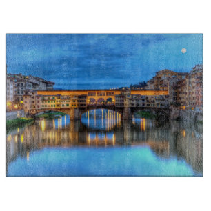 Ponte vecchio bridge in Florence, Italy Cutting Board