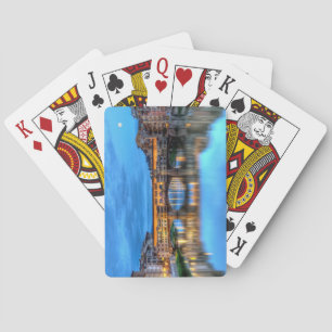 Ponte vecchio bridge in Florence, Italy Playing Cards