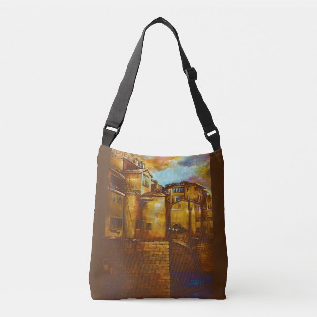 Ponte Vecchio, Firenze Crossbody Bag (Front)