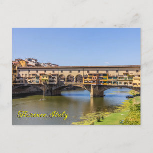 Ponte Vecchio, Florence, Italy Holiday Postcard