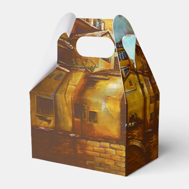 Ponte Vecchio, Italy Favour Box (Front Side)