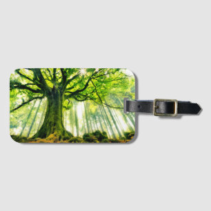 Ponthus' Beech Luggage Tag
