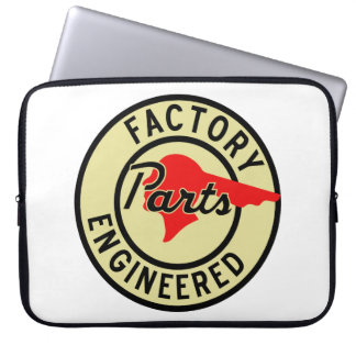 Pontiac Factory Engineered Parts vintage sign Laptop Sleeve