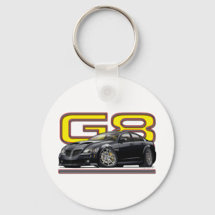 Pontiac_G8_black Key Ring