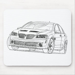 Pontiac G8 GT 2008 Mouse Pad