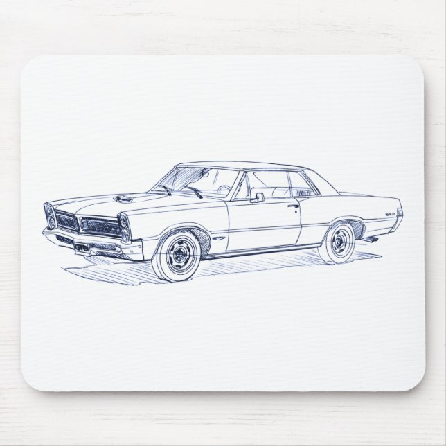Pontiac GTO 1965 Mouse Pad (Front)