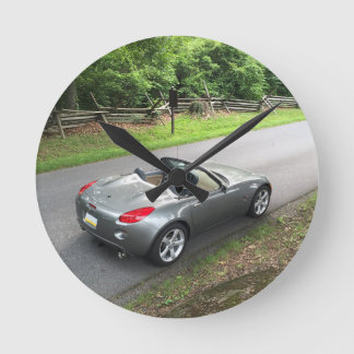 Pontiac Solstice Round Clock
