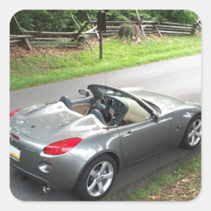 Pontiac Solstice Square Sticker
