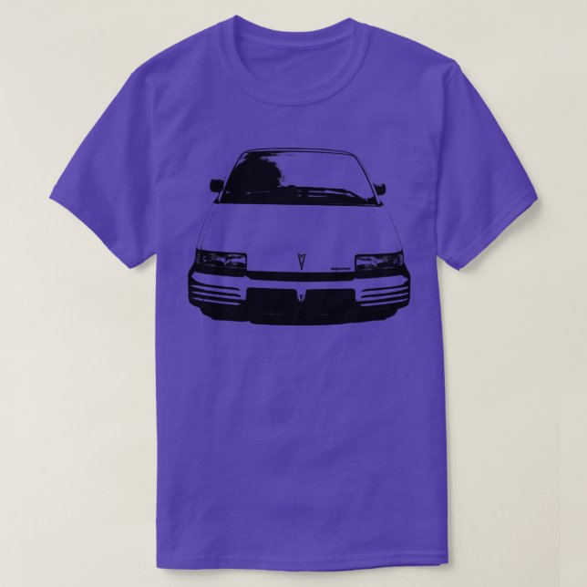 Pontiac Trans Sport 1990s American classic minivan T-Shirt (Design Front)