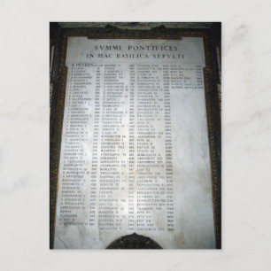 pontiffs postcard