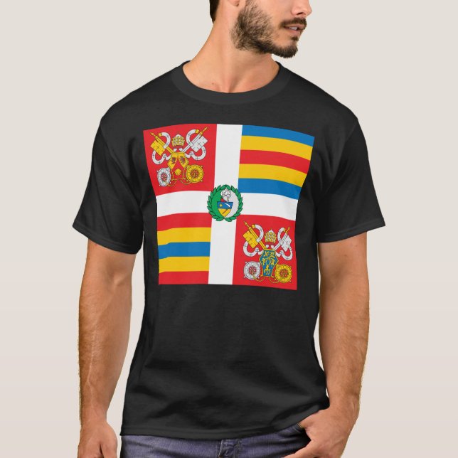 Pontifical Swiss Guard Banner T-shirt (Front)