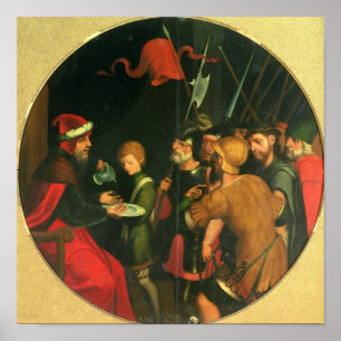 Pontius Pilate washing his Hands Poster