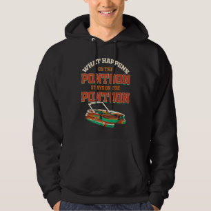 Ponton Captain Party Boat for Pontoon Captain Hoodie