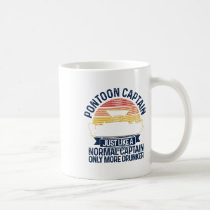 Pontoon Boat Funny Gift Coffee Mug