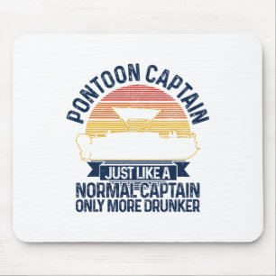 Pontoon Boat Funny Gift  Mouse Pad