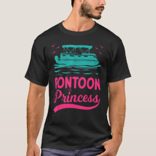 Pontoon Boat Motorboat Motorboating Pontoon Prince T-Shirt