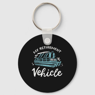 Pontoon Boat - My Retirement Vehicle Key Ring