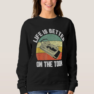 Pontoon Boat Tee Life is Better on Toon Pontoon Ca