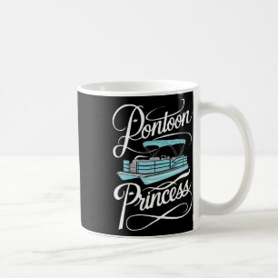 Pontoon Boat Women Boating Princess Party  Coffee Mug