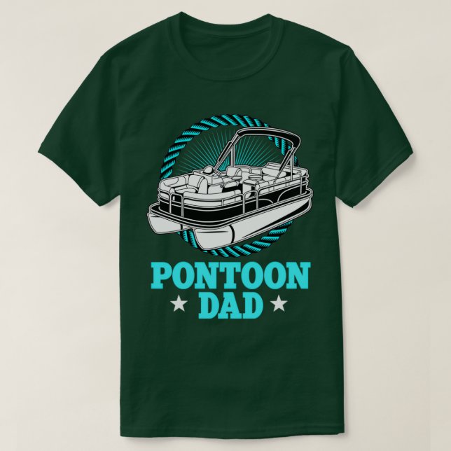 Pontoon Boating Essential TShirt (Design Front)