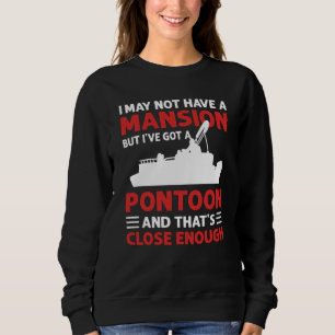 Pontoon Boating Pontoon Boat Captain Sweatshirt