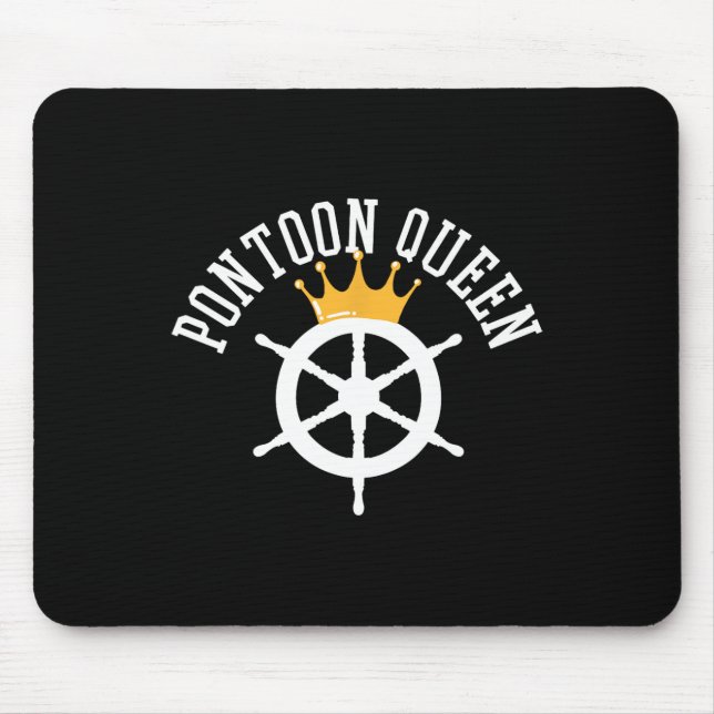 Pontoon Boating Ship Captain Gift  Mouse Pad (Front)