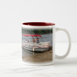 Pontoon Boats Two-Tone Coffee Mug