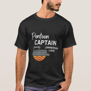 Pontoon Captain Jimmerson Lake T-Shirt