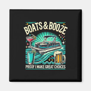 Pontoon Captain Pontoon Boat Captain Boating Magnet