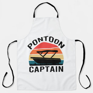 Pontoon captain Vintage funny Lovers Apron