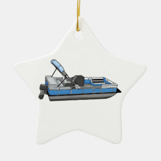 pontoon fun ceramic ornament
