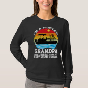 Pontoon Grandpa Pontoon Captain Lake Boating Lake T-Shirt