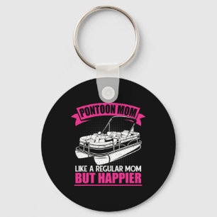 Pontoon Mum Like A Regular Mother Women Pontoon Bo Key Ring