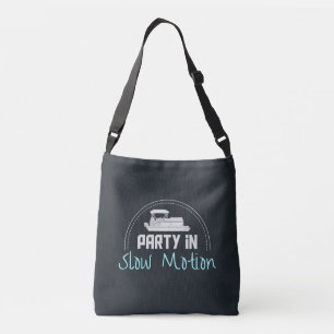 Pontoon Party in slow motion Crossbody Bag