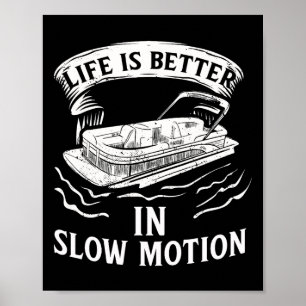 Pontoon Pontooning Toon Pantoon Pontoon Boat Lake Poster