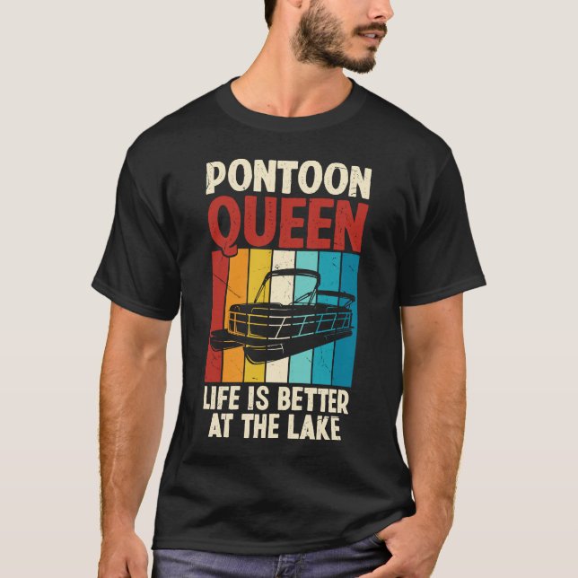 Pontoon Queen Boating Shirt (Front)