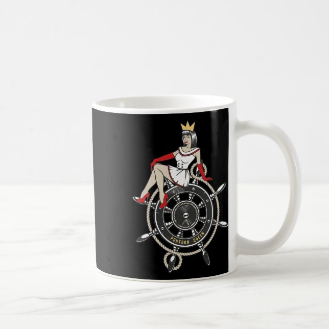 Pontoon Queen  Coffee Mug (Right)