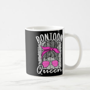 Pontoon Queen Lake Life Matching Family Vacation B Coffee Mug