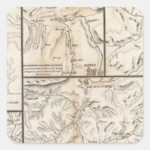 Ponts naturels square sticker