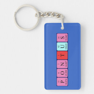 Pontus periodic table name keyring